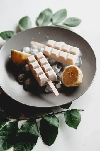 Helado pie de limón