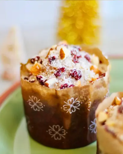 Muffin Carrot Cake Navidad